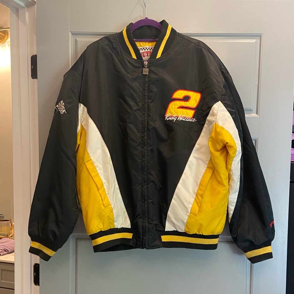 Vintage NASCAR Rusty Wallace puffer coat